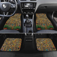 Zora Neale Hurston Car Mats Bold Kente and Art Deco Pattern - I Am Not Tragically Colored - Wonder Print Shop