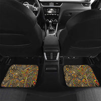 Zora Neale Hurston Car Mats Bold Kente and Art Deco Pattern - I Am Not Tragically Colored - Wonder Print Shop