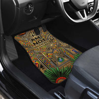 Zora Neale Hurston Car Mats Bold Kente and Art Deco Pattern - I Am Not Tragically Colored - Wonder Print Shop