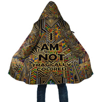 Zora Neale Hurston Cloak Bold Kente and Art Deco Pattern - I Am Not Tragically Colored - Wonder Print Shop
