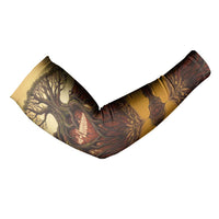 Léopold Sédar Senghor Arm Sleeves Sacred Baobab Tree Design African Roots and Symbols Theme Negritude Movement - Wonder Print Shop