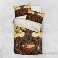 Léopold Sédar Senghor Bedding Set Sacred Baobab Tree Design African Roots and Symbols Theme Negritude Movement - Wonder Print Shop