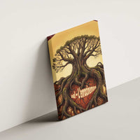 Léopold Sédar Senghor Canvas Wall Art Sacred Baobab Tree Design African Roots and Symbols Theme Negritude Movement - Wonder Print Shop