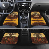 Léopold Sédar Senghor Car Mats Sacred Baobab Tree Design African Roots and Symbols Theme Negritude Movement - Wonder Print Shop