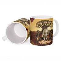 Léopold Sédar Senghor Ceramic Mug Sacred Baobab Tree Design African Roots and Symbols Theme Negritude Movement - Wonder Print Shop