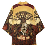 Léopold Sédar Senghor Kimono Sacred Baobab Tree Design African Roots and Symbols Theme Negritude Movement - Wonder Print Shop