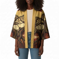 Léopold Sédar Senghor Kimono Sacred Baobab Tree Design African Roots and Symbols Theme Negritude Movement - Wonder Print Shop