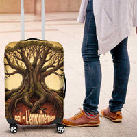 Léopold Sédar Senghor Luggage Cover Sacred Baobab Tree Design African Roots and Symbols Theme Negritude Movement - Wonder Print Shop