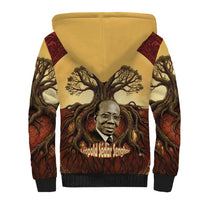 Léopold Sédar Senghor Sherpa Hoodie Sacred Baobab Tree Design African Roots and Symbols Theme Negritude Movement - Wonder Print Shop