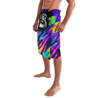 Funny Psychedelic Monkey Thinker Lavalava Trippy Curiosity Vibes