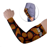 Funny Duck Tape Pun Art Arm Sleeves Quirky Cartoon Duck Humor