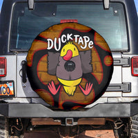 Funny Duck Tape Pun Art Spare Tire Cover Quirky Cartoon Duck Humor