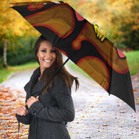 Funny Duck Tape Pun Art Umbrella Quirky Cartoon Duck Humor