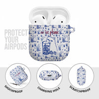 No Ice Please Cat AirPods Case Grumpy Cat with Drink Humor