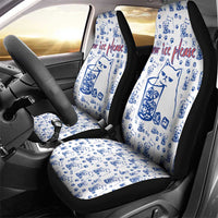 No Ice Please Cat Car Seat Cover Grumpy Cat with Drink Humor