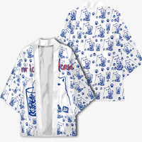 No Ice Please Cat Kimono Grumpy Cat with Drink Humor
