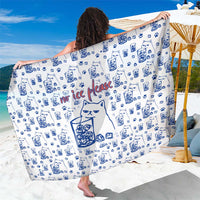 No Ice Please Cat Sarong Grumpy Cat with Drink Humor