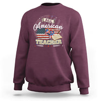 All American Teacher Sweatshirt - Wonder Print Shop