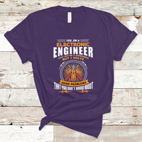 Yes Im A Electronic Engineer T Shirt May I Not Be A Superhero But I Solve Problems - Wonder Print Shop