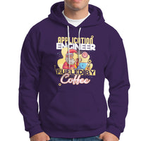 Application Engineer Hoodie Fueled By Coffee - Wonder Print Shop