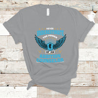 Never Underestimate The Power Of An Addiction Counselor T Shirt - Wonder Print Shop