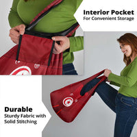 Tunisia National Flag Grocery Bag with Crescent Star Emblem and Red Sport Design