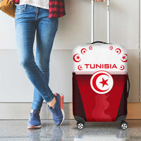 Tunisia Patriotic Luggage Cover with National Crest, Crescent Star and Country Map