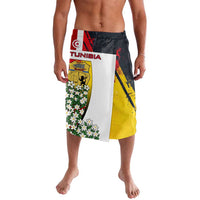 Tunisia Lavalava with Camel, Jasmine Flowers, and National Flag Design