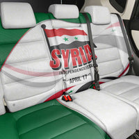 Syria Independence Day Back Car Seat Cover with National Flag and Emblem