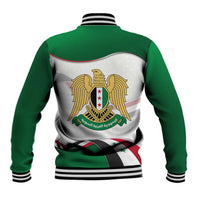 Syria Independence Day Baseball Jacket with National Flag and Emblem