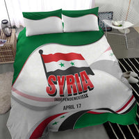 Syria Independence Day Bedding Set with National Flag and Emblem