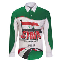 Syria Independence Day Family Matching Puletasi and Hawaiian Shirt with National Flag and Emblem