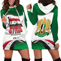 Syria Independence Day Hoodie Dress with National Flag and Emblem