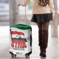 Syria Independence Day Luggage Cover with National Flag and Emblem