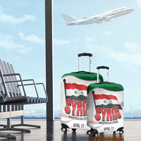 Syria Independence Day Luggage Cover with National Flag and Emblem