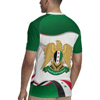 Syria Independence Day Rugby Jersey with National Flag and Emblem