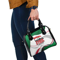 Syria Independence Day Shoulder Handbag with National Flag and Emblem