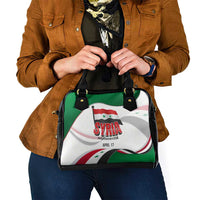 Syria Independence Day Shoulder Handbag with National Flag and Emblem