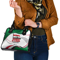 Syria Independence Day Shoulder Handbag with National Flag and Emblem