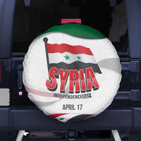 Syria Independence Day Spare Tire Cover with National Flag and Emblem