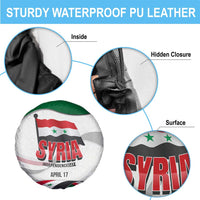 Syria Independence Day Spare Tire Cover with National Flag and Emblem