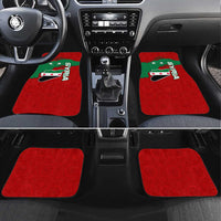 Syria National Emblem Car Mats with Map and Flag Pattern