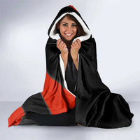 Personalized Bowling Tournament Hooded Blanket Ball Strike Black And Red Custom Bowling Team - Wonder Print Shop