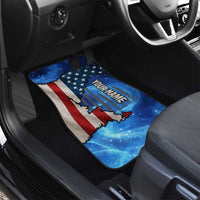 Custom American Flag Universe Patriotic Car Mats Blue Galaxy Sky Graphic Design - Wonder Print Shop