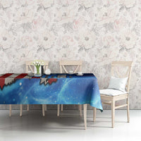 Custom American Flag Universe Patriotic Tablecloth Blue Galaxy Sky Graphic Design - Wonder Print Shop