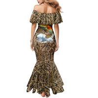 Redfish Splashing in Marsh Grass Mermaid Dress Custom Name and Nature Background Design - Wonder Print Shop
