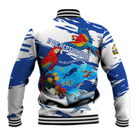 Honduras Independence Day Baseball Jacket Honduran Cultural Heritage Patriotic Symbols Vibrant