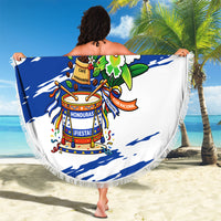 Honduras Independence Day Beach Blanket Honduran Cultural Heritage Patriotic Symbols Vibrant
