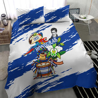 Honduras Independence Day Bedding Set Honduran Cultural Heritage Patriotic Symbols Vibrant