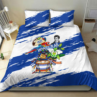 Honduras Independence Day Bedding Set Honduran Cultural Heritage Patriotic Symbols Vibrant